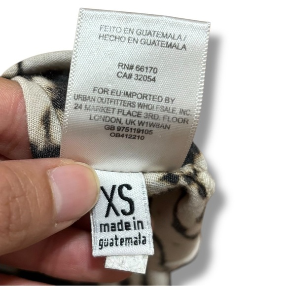 NWT We The Free Gray Cream LA Livin’ Coastal Tie-Dye Tunic Top - XSmall - Picture 10 of 10